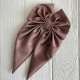 Бант платок атлас, 13,5 х 25 см, кофейный, шт.