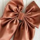 Бант платок атлас, 13,5 х 25 см, карамельный, шт.