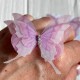 Шифоновая бабочка трехслойная со стразами (хамелеон), 5,7х5,5 см, пудрово-сиреневая, упаковка 25 шт. Шифоновая бабочка трехслойная со стразами (хамелеон), 5,7х5,5 см, пудрово-сиреневая, упаковка 25 шт.
