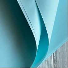 Бумага плотная в листах, 58х58 см, светло-бирюзовый, упаковка 10 шт.