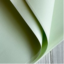 Бумага плотная в листах, 58х58 см, светло-салатовый, упаковка 10 шт.