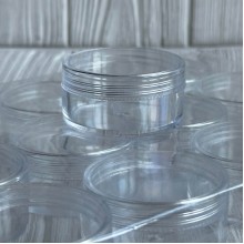 Контейнер круглый (H01785), Ø5х2.5 см, прозрачный, упаковка 12 шт.