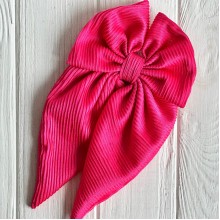 Бант платок гофре, 13х25 см, малиновый, шт.