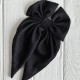 Бант платок гофре, 13х25 см, черный, шт.