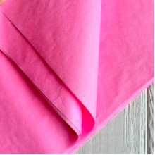 Бумага тишью, 50х70 см, ярко-розовая, упаковка 40 шт.