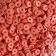 Плоскі намистини, 6 мм, персикові, маленька упаковка 50 г