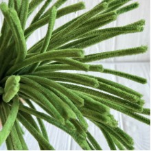 Синельная проволока простая, 6 мм х 30 см, оливково-травяной, 100 шт.