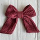 Бант гофра матовый, 12 см, амарантовый, шт.