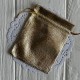Парчевый мешочек, 7х9 см, золото, упаковка 100 шт.