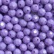 Бусина граненая круглая, 10 мм, лиловая, упаковка 500 г Бусина граненая круглая, 10 мм, лиловая, упаковка 500 г