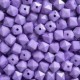 Намистина гранована кубовидна, 10 мм, лілова, упаковка 500 г
