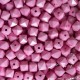 Намистина гранована кубовидна, 10 мм, рожева, упаковка 500 г