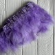 Тесьма с лебединых перьев, 15 см, лиловая, рулон 2 м