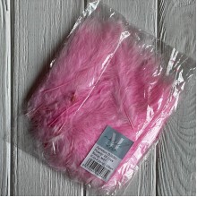 Перья (D30201), розовое, 10-13 см, упаковка 100 шт.