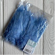 Перья (D30201), светло-синее, 10-13 см, упаковка 100 шт.