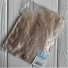 Перья (D30201), бежевое, 10-13 см, упаковка 100 шт.