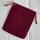 Бархатний мішечок, 10х12 см, бордовий, упаковка 50 шт. Бархатний мішечок, 10х12 см, бордовий, упаковка 50 шт.