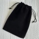 Бархатний мішечок, 13х18 см, чорний, упаковка 50 шт.
