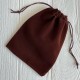 Бархатный мешочек, 13х18 см, шоколадный, упаковка 50 шт.