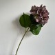 Ветка гортензии (С30542), 66 см, баклажановая, шт.