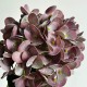 Ветка гортензии (С30542), 66 см, баклажановая, шт.