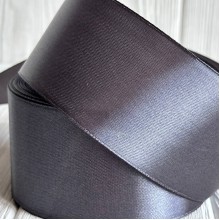 Атлас 5 см, графитовый, рулон 33 м