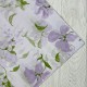Папір тішью з квітковим принтом (J00395), 50х68 см, ліловий, упаковка 20 шт.