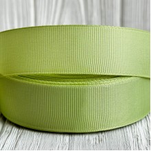 Репс 2,5 см, мятно-салатовый, рулон 23 м