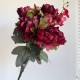 Букет пионов (С30475), 50 см, бордовый, шт.