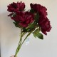 Букет пионов (С30482), 50 см, бордовый, шт.