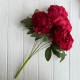 Букет пионов (С30478), 44 см, бордовый, шт.