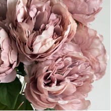 Букет пионов (С30478), 44 см, пудровый, шт. Букет пионов (С30478), 44 см, пудровый, шт.
