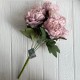 Букет пионов (С30478), 44 см, пудровый, шт.