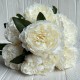 Букет пионов (С30478), 44 см, молочный, шт.
