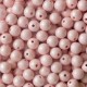 Бусина акриловая перламутровая круглая (С11801), 10 мм, светло-розовая, упаковка 500 г