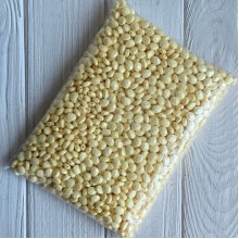 Бусина акриловая перламутровая граненый овал (С11831), 10х8,5 мм, масляная, упаковка 500 г