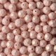 Бусина акриловая перламутровая граненый круг (С11811), 10 мм, светло-розовая, упаковка 500 г