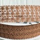 Лента вязаная D30320, 2,5 см, капучино, рулон 11,5 м