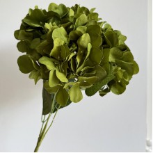 Букет гортензии (С30469), 48 см, оливковый, шт.