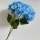 Букет гортензії (С30469), 48 см, насичено-блакитний, шт.