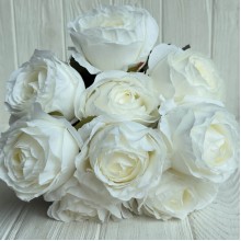 Букет розы (С30481), 48 см, белый, шт. Букет розы (С30481), 48 см, белый, шт.