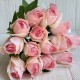 Букет роз (С30479), 40 см, светло-розовый, шт.