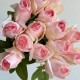 Букет роз (С30479), 40 см, светло-розовый, шт.