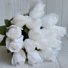 Букет роз (С30479), 40 см, белый, шт.