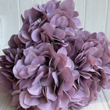 Букет гортензии (С30469), 48 см, баклажановый, шт.