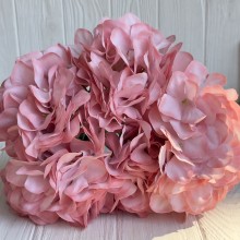 Букет гортензии (С30469), 48 см, персиковый, шт.
