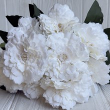 Букет диантусов (С30474), 42 см, айвори, шт.