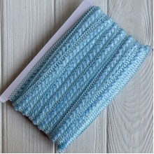 Тесьма самоса, 1,8 см, голубая, моток 18 м