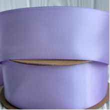 Атлас двусторонний (премиум), 3,8 см, лиловый, рулон 23 м