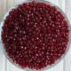 Хрусталь круглый (акрил), 4 мм, бордовый, упаковка 500 г